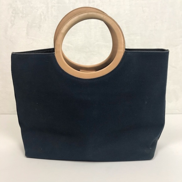 𝅺Amanda Smith Circle Handle American Flag Tote - Picture 2 of 15